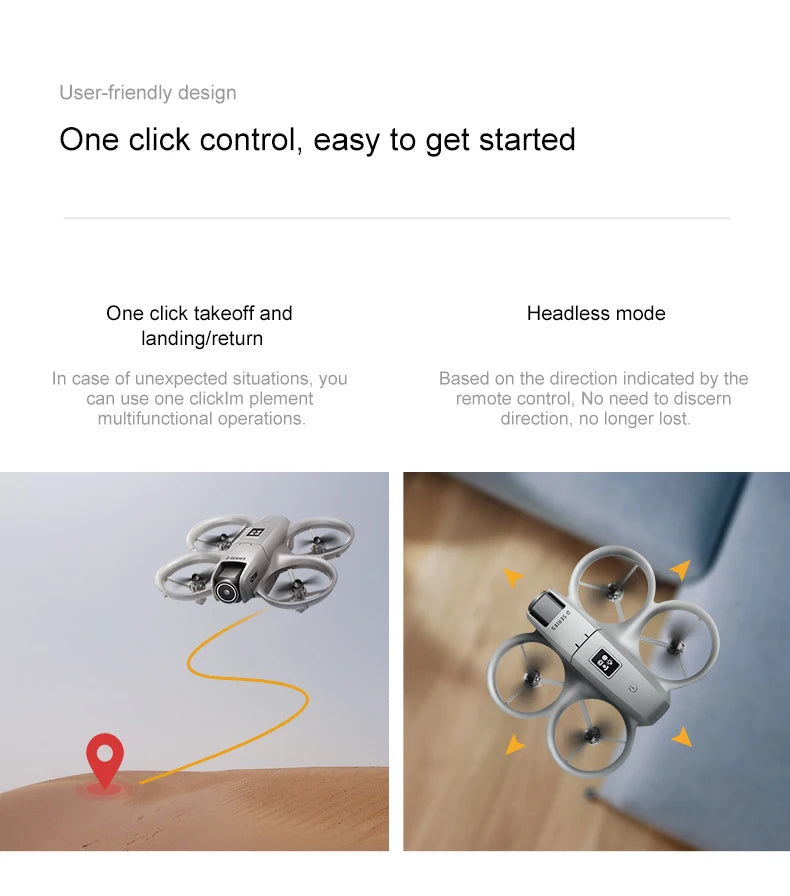 Mini drone D16 doble cámara