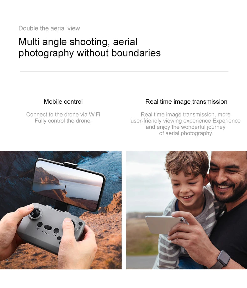 Mini drone D16 doble cámara