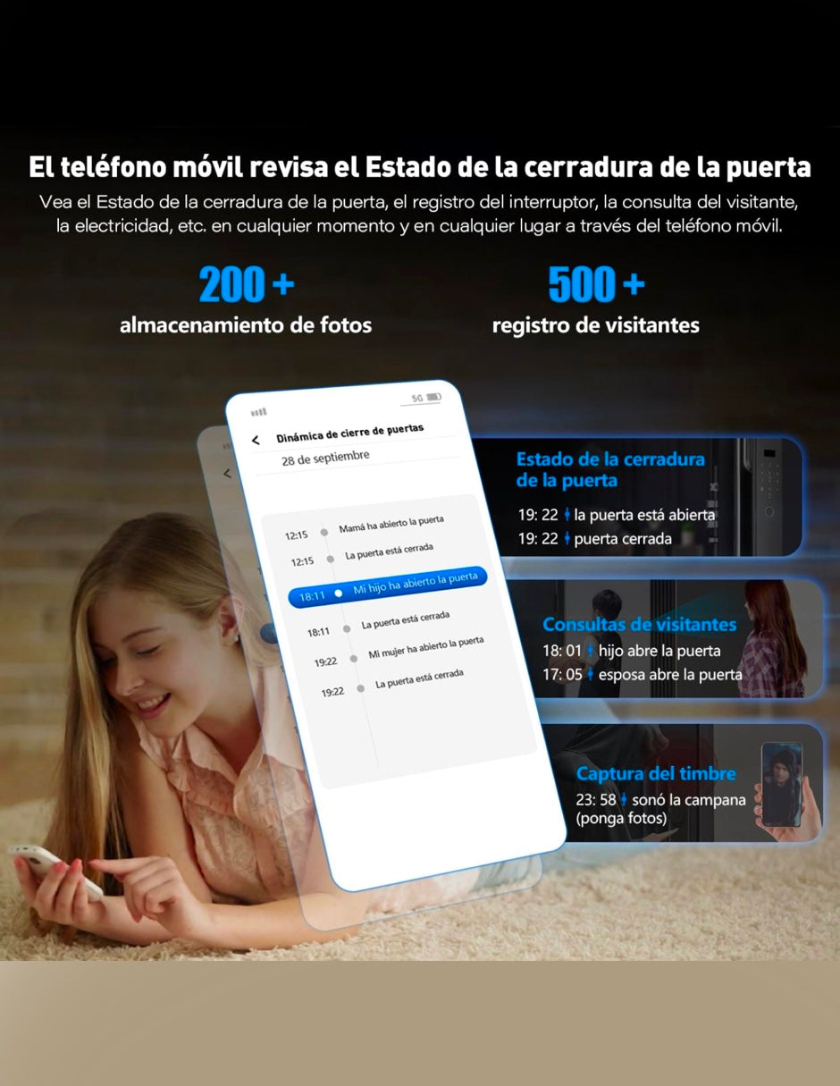 Cerradura reconocimiento facial Novara L9 Max
