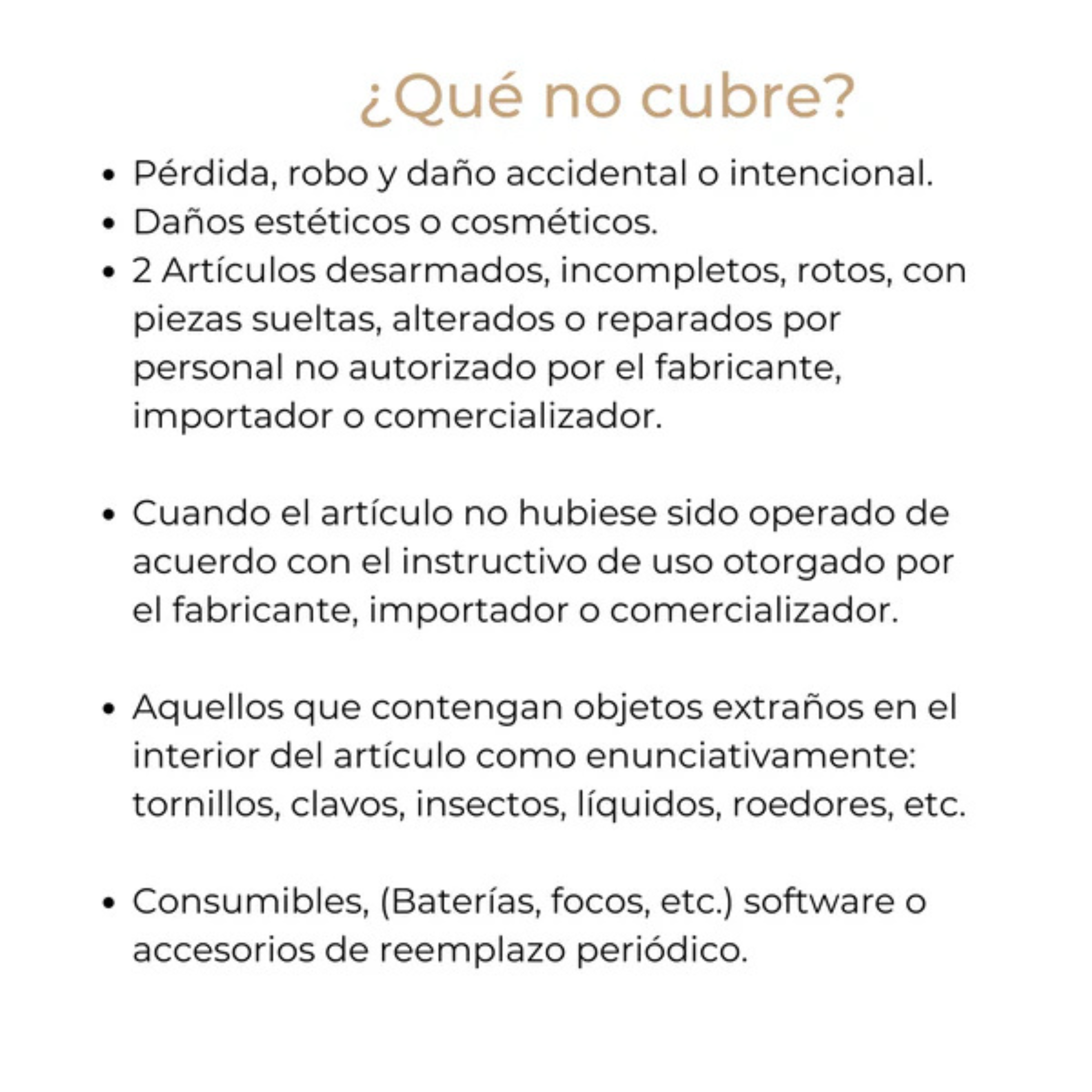 Extensión de Garantía por 3 años