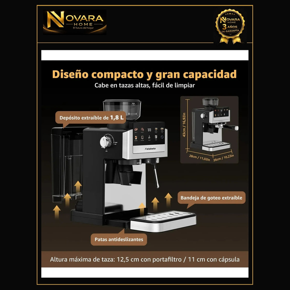 Cafetera Expresso semi automática