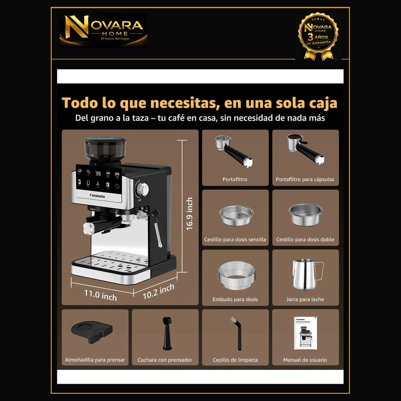 Cafetera Expresso semi automática