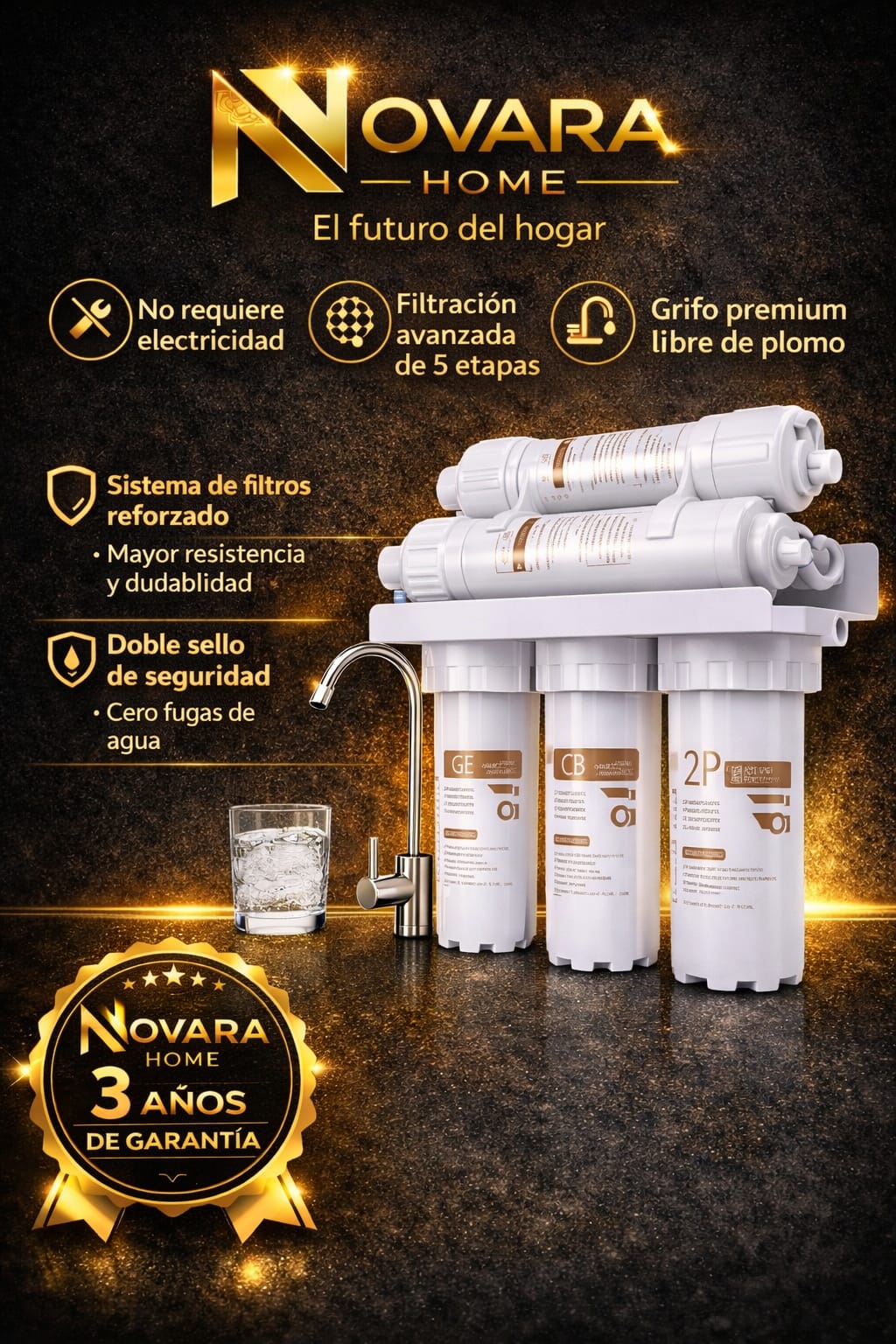 Sistema de Osmosis Novara O9 Max