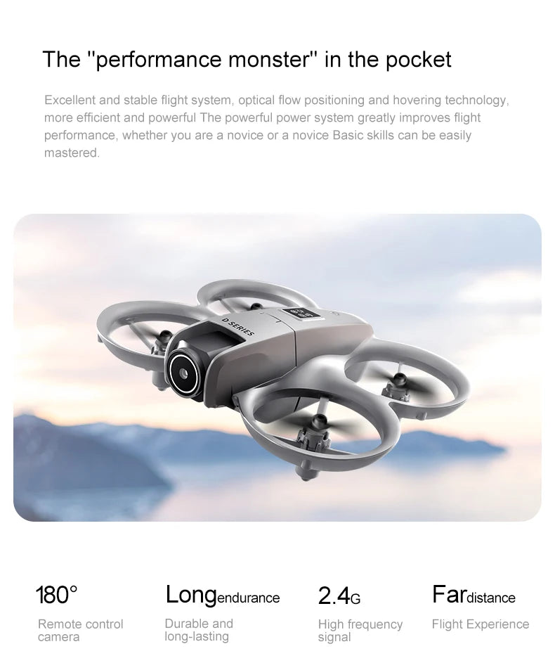 Mini drone D16 doble cámara