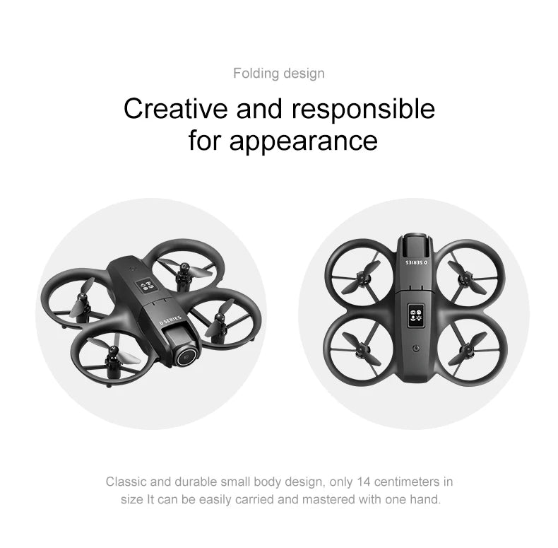 Mini drone D16 doble cámara