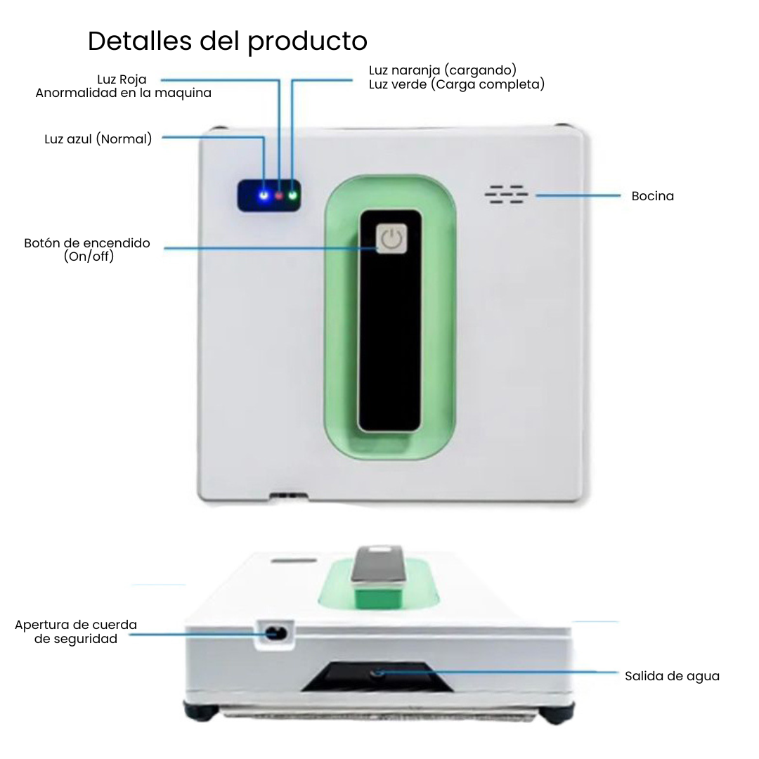 Robot limpiacristales Novara V10