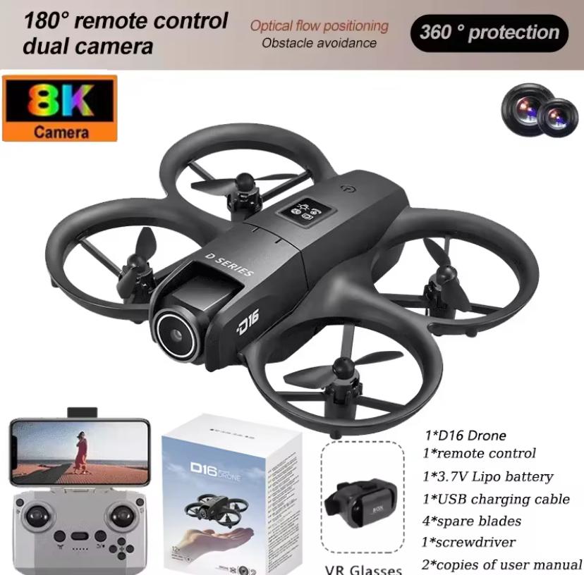 Mini drone D16 doble cámara