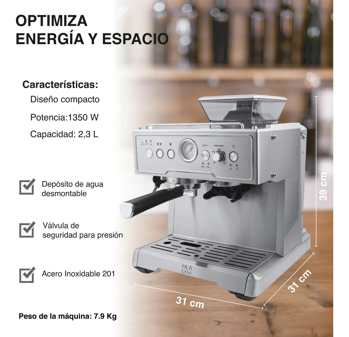 Cafetera Express Novara E5 PLUS