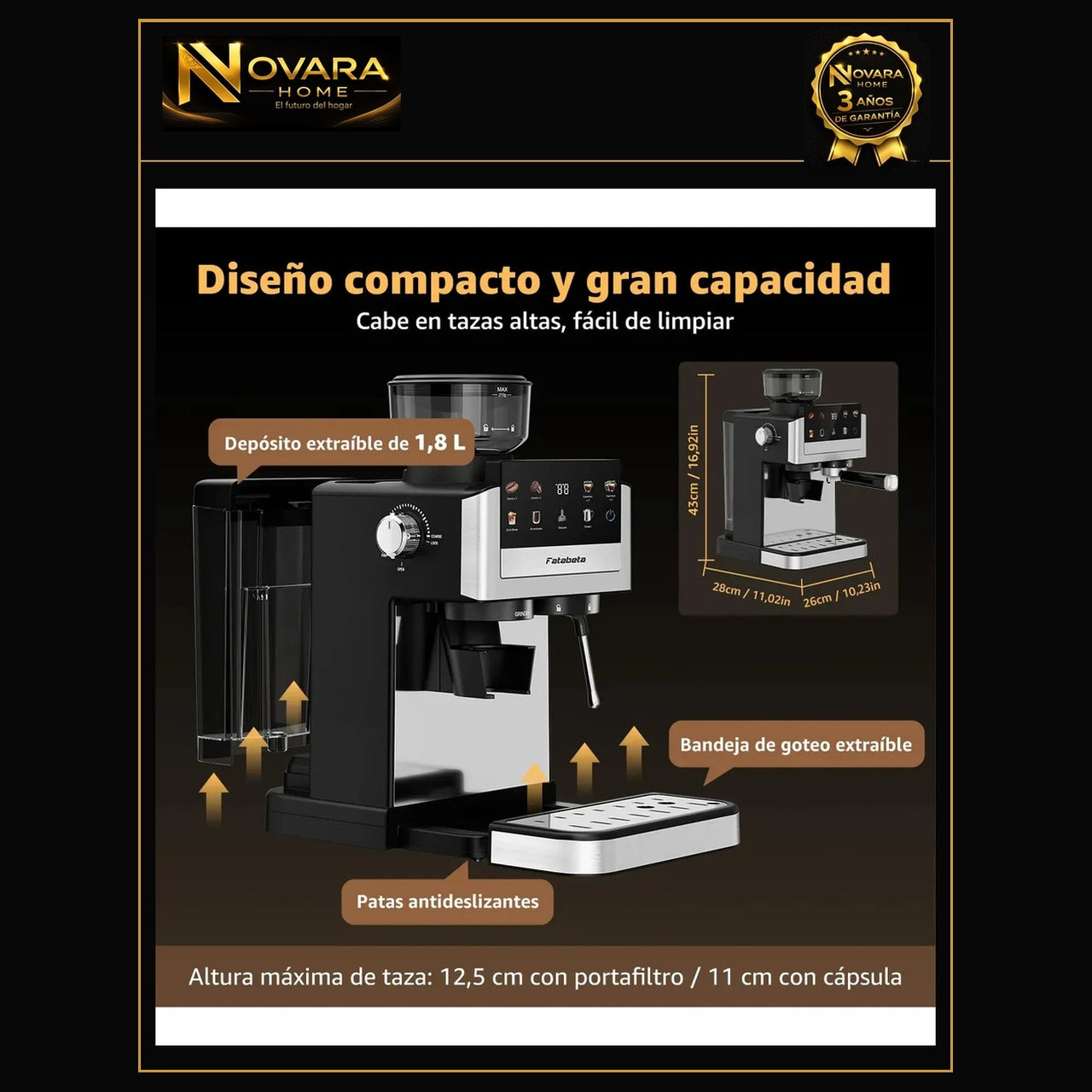 Cafetera Expresso semi automática