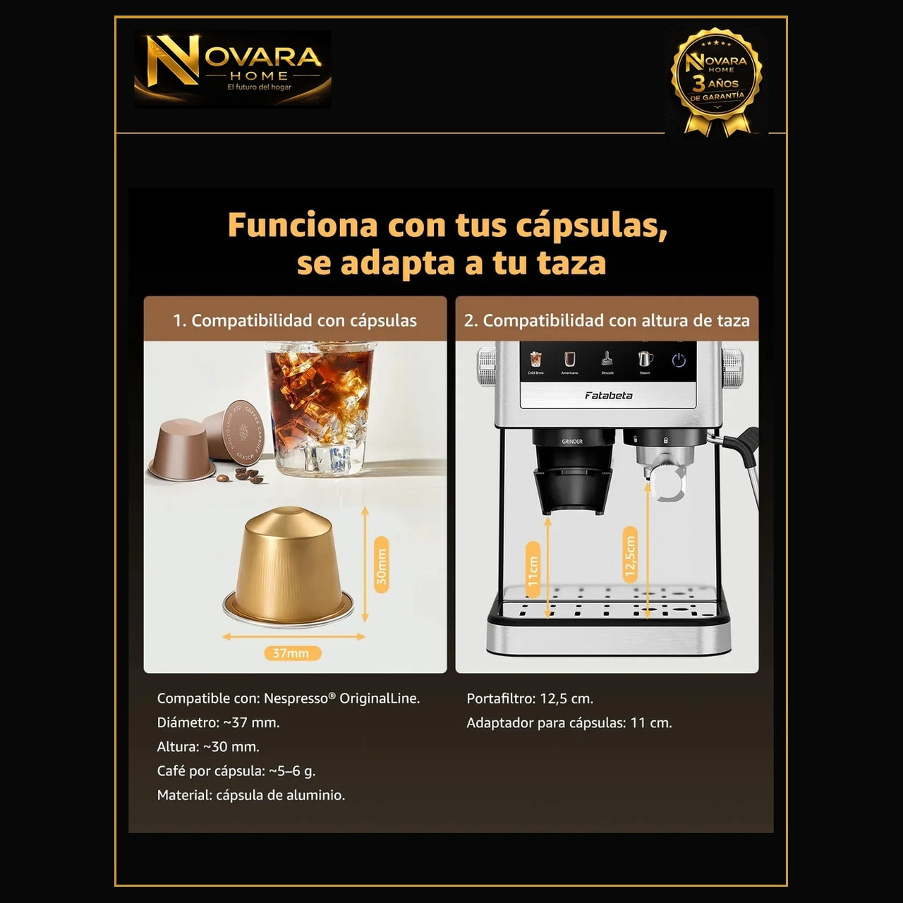Cafetera Expresso semi automática