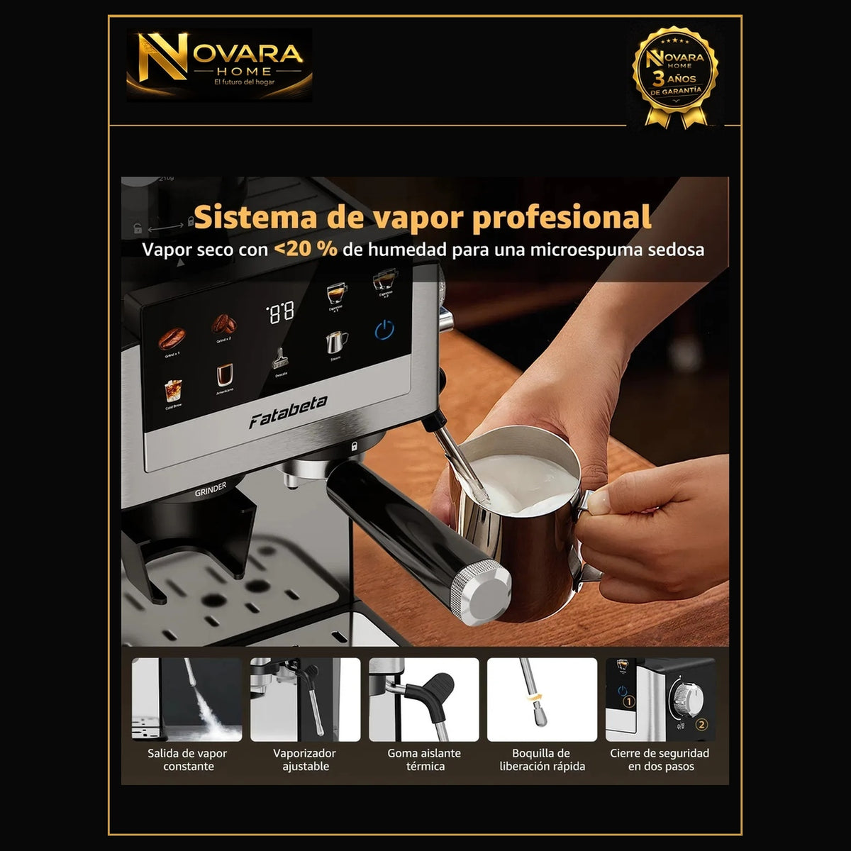 Cafetera Expresso semi automática
