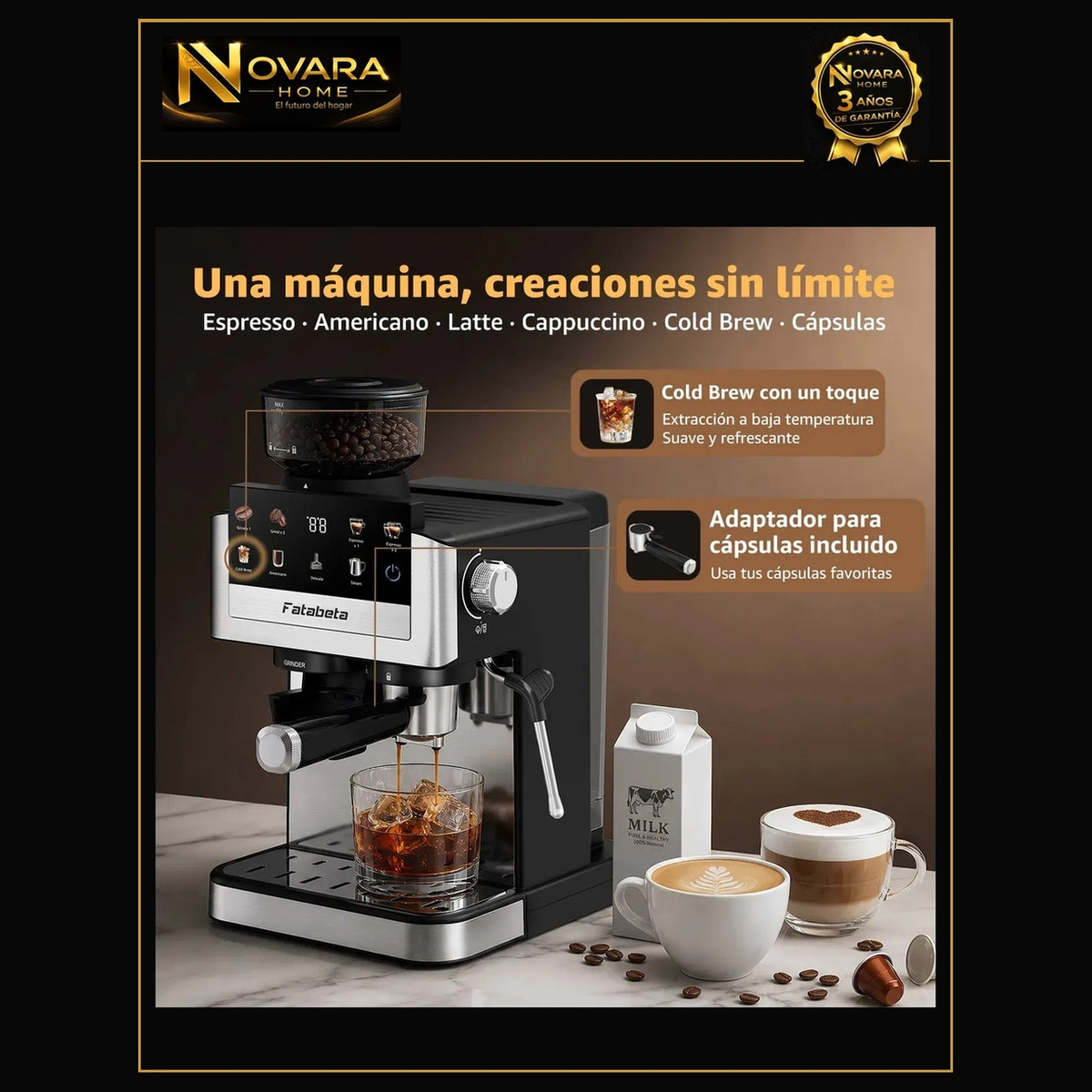 Cafetera Expresso semi automática