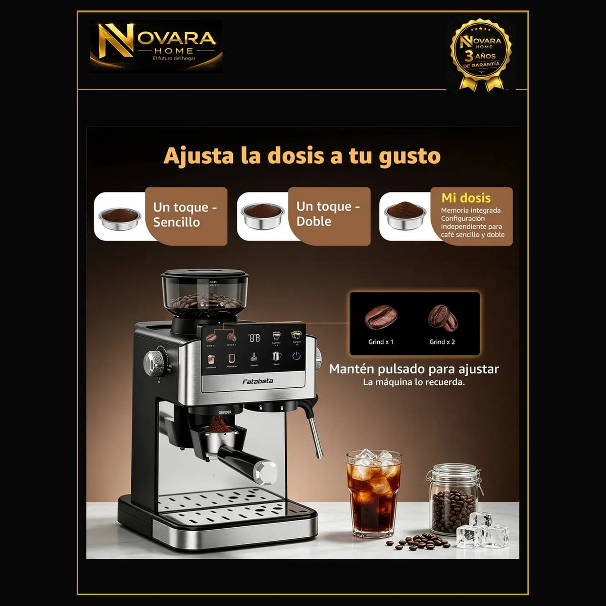 Cafetera Expresso semi automática