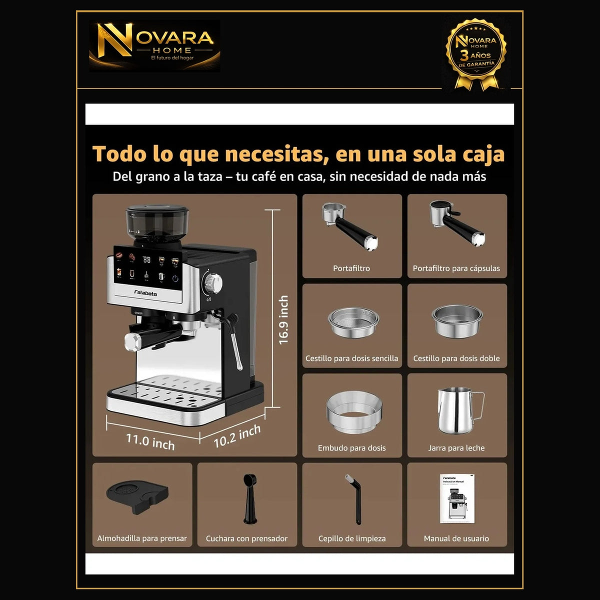 Cafetera Expresso semi automática