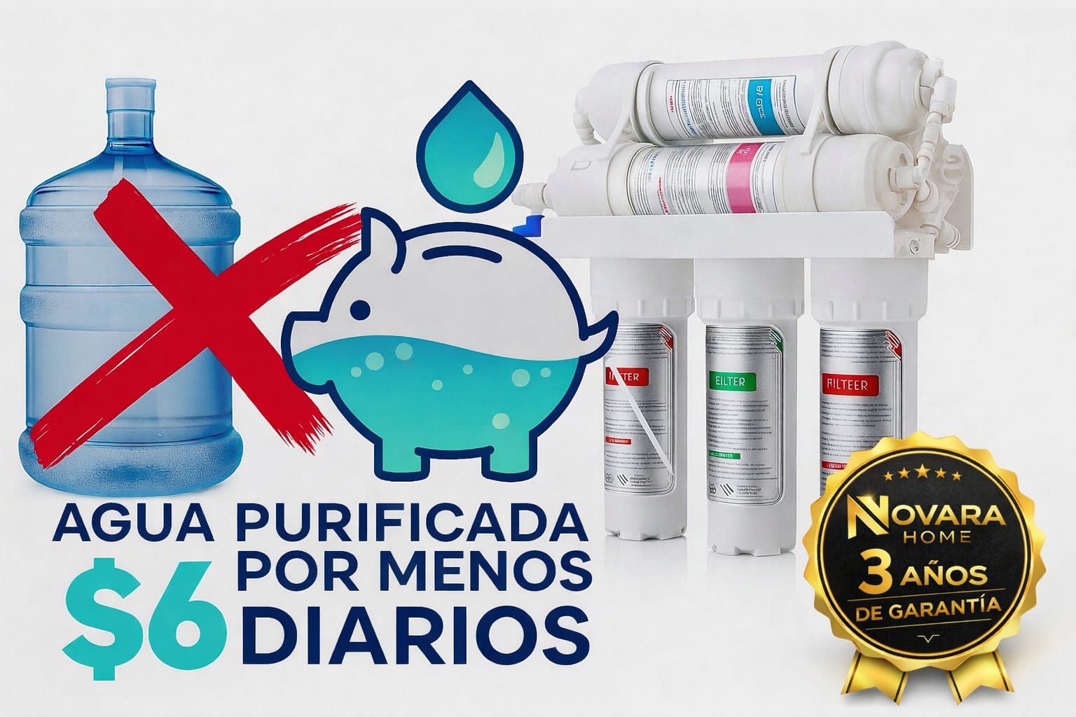 Sistema de Osmosis Novara O9 Max